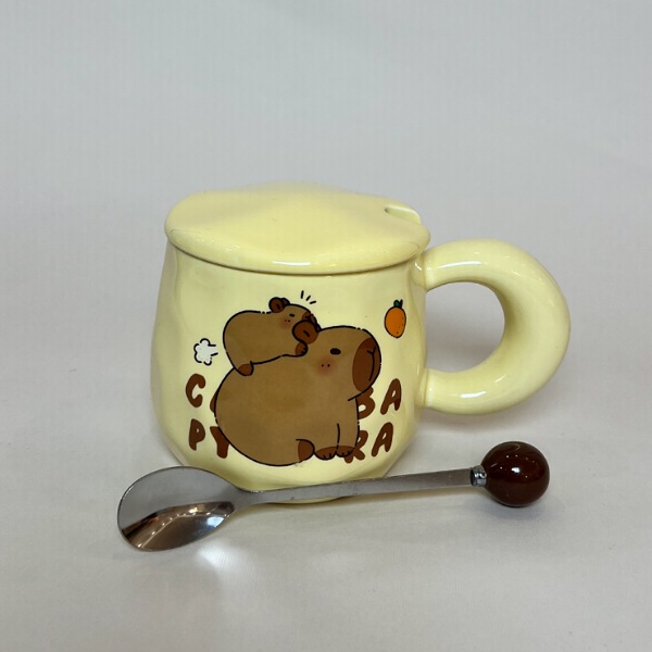 عکس شماره:0 , ماگ سرامیکی فانتزی درب دار کد 992