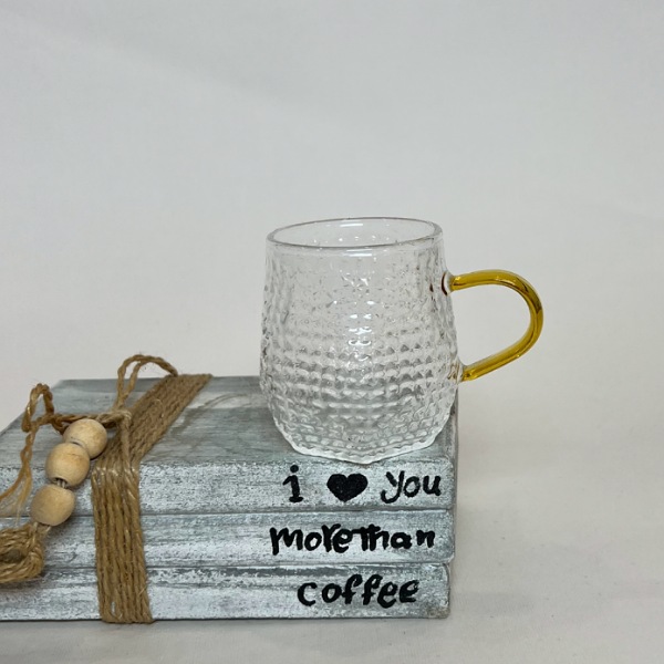 عکس اصلی شات قهوه خوری دسته طلایی کد 1000