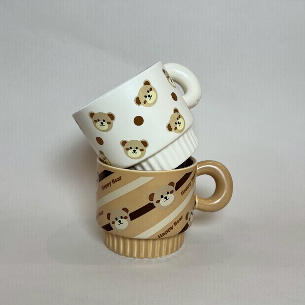 عکس اصلی ماگ سرامیکی طرح خرسی کد1021