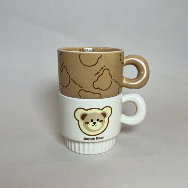 عکس اصلی ماگ سرامیکی طرح خرسی کد 1022