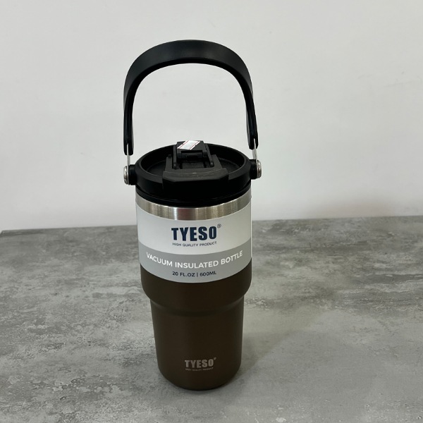 عکس شماره:9 , تراول ماگ 600 میل دسته دار TYSO کد 1244
