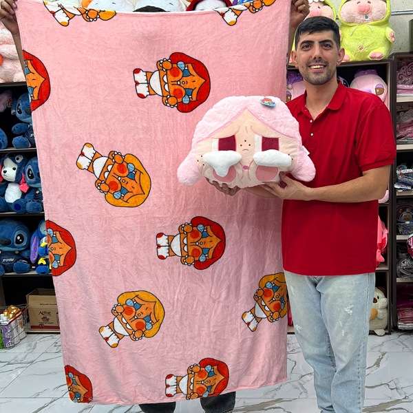 عکس شماره:1 , عروسک پتوبالشتی کرای بیبی ارتفاع 40 سانتی متر کد 1527